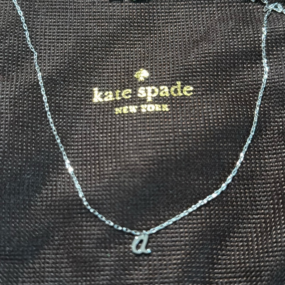 Excellent like new initial ‘a’ necklace